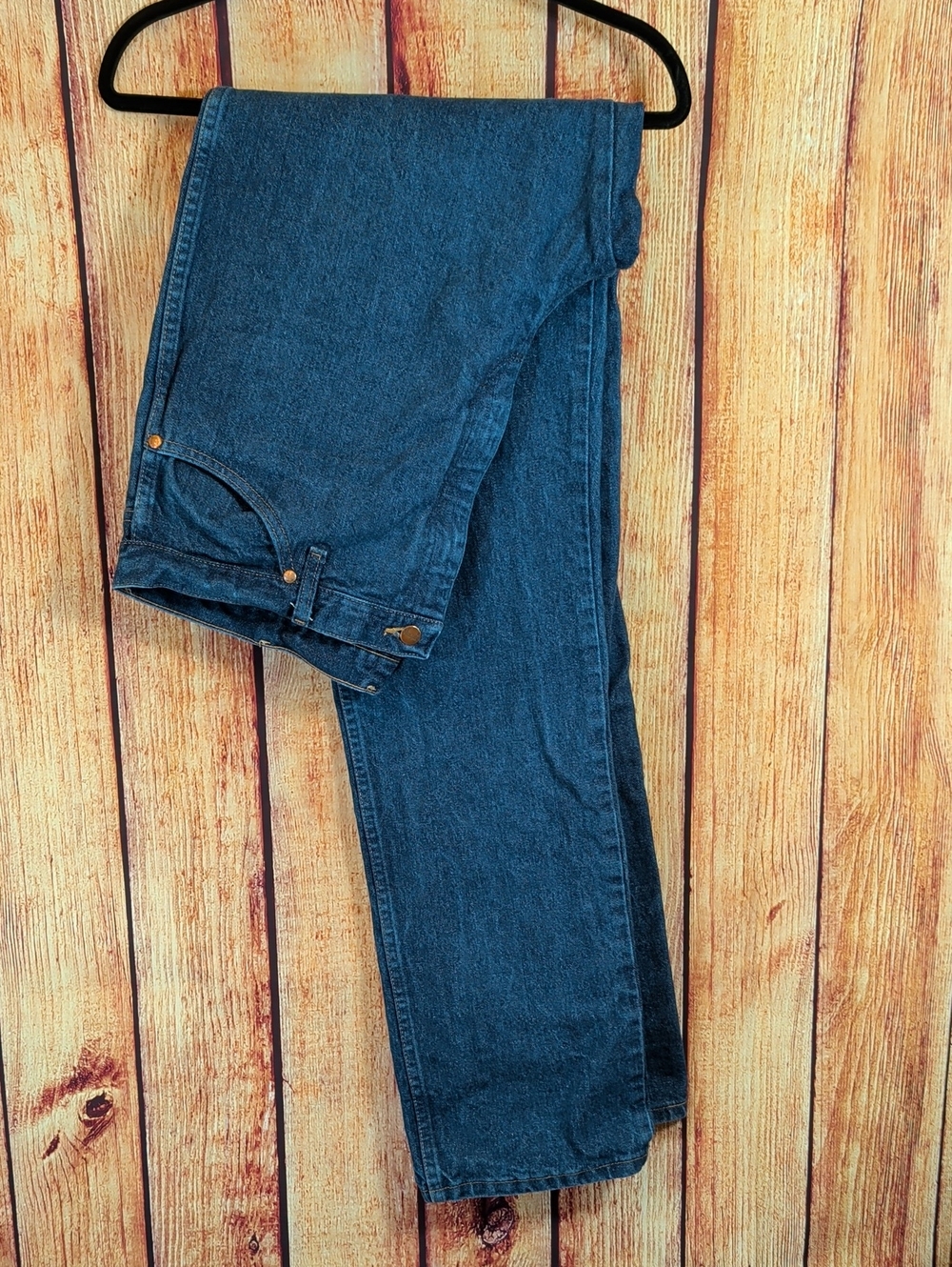 Wrangler Mens 38 X 40 13MWZPW Cowboy Denim Jeans Western - Picture 3 of 6